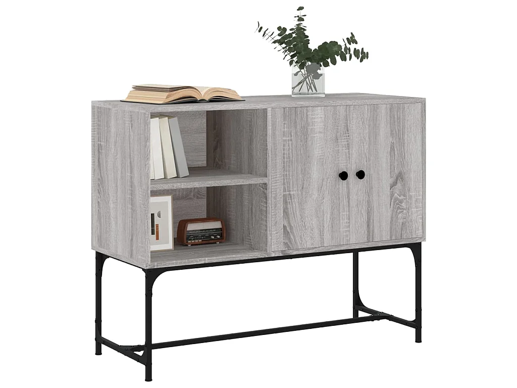 Buffet sonoma gris 100x40x79,5 cm bois d'ingénierie QWE47832
