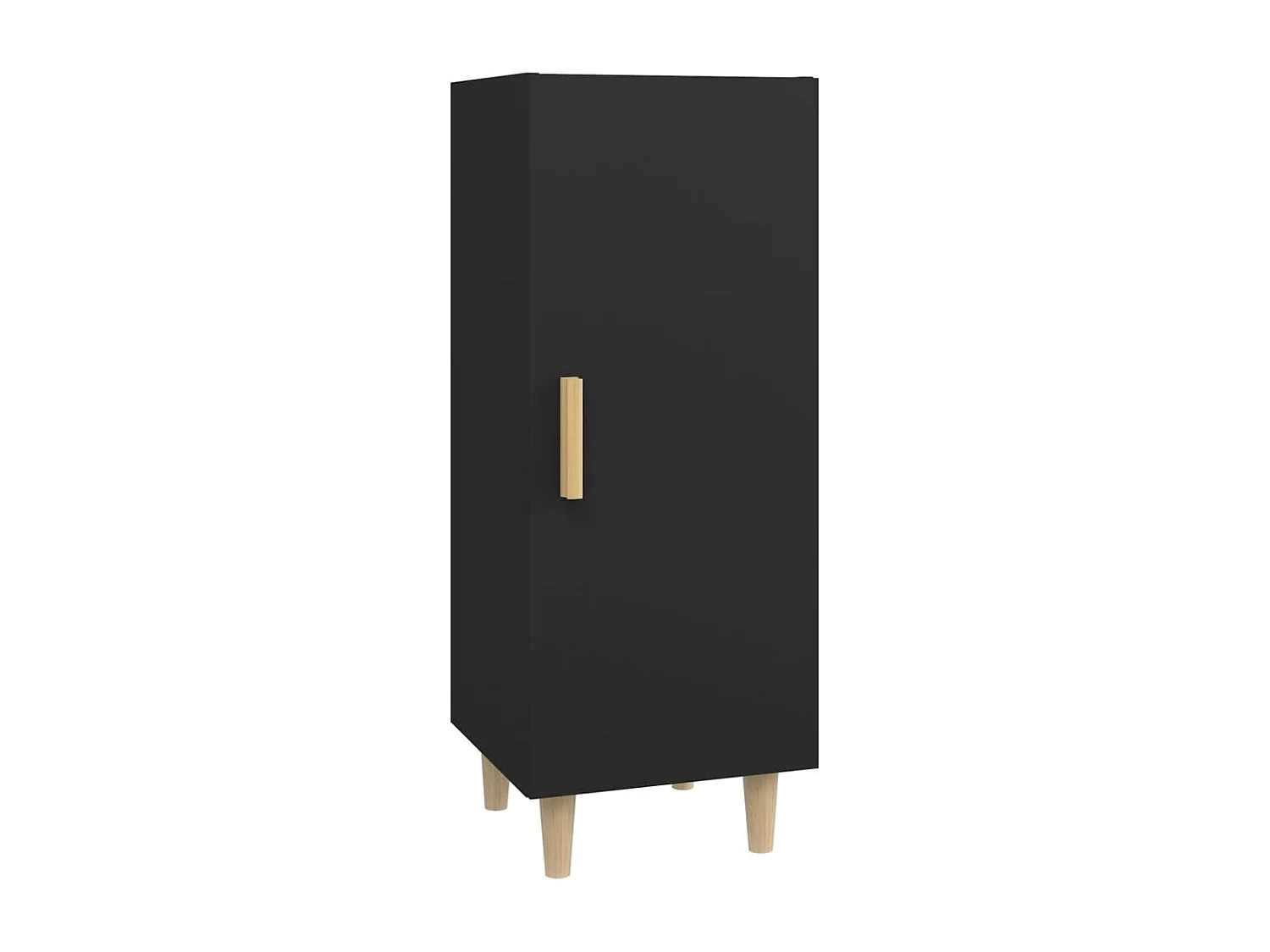 Buffet Noir 34,5x34x90 cm Bois d'ingénierie EGER60676