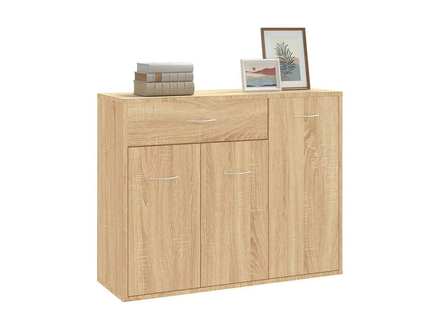 Buffet Chêne sonoma 88x30x70 cm Aggloméré EGER36842