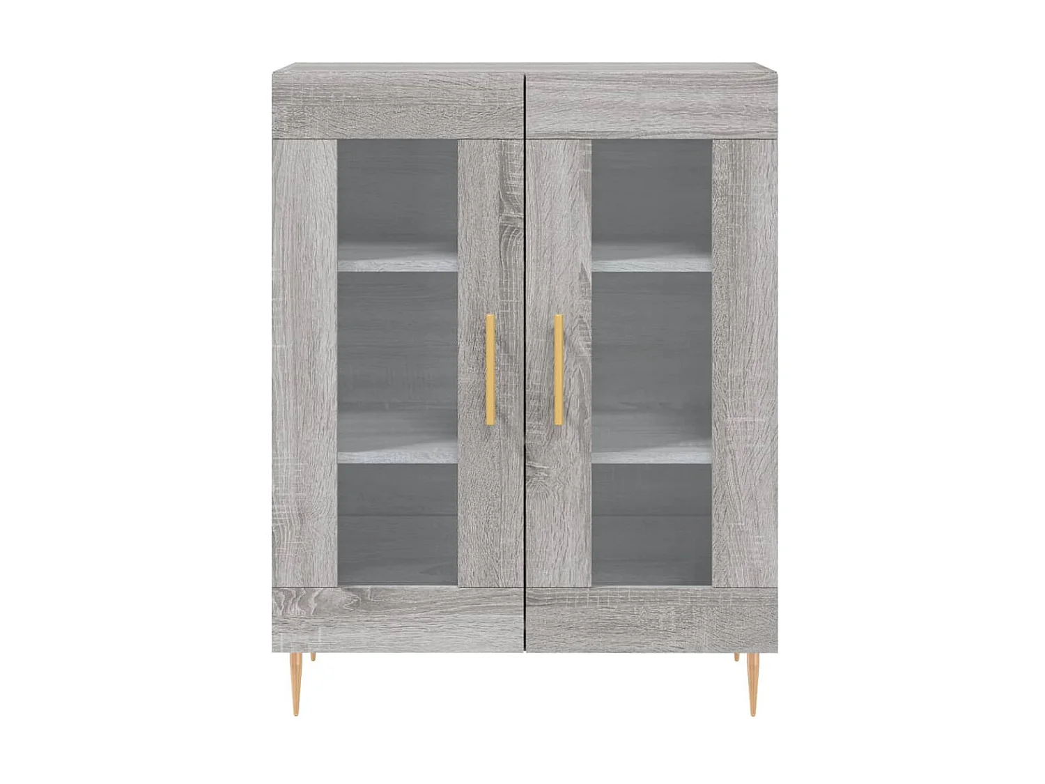 Dressoir 69,5x34x90 cm bewerkt hout grijs sonoma eikenkleurig NL245713