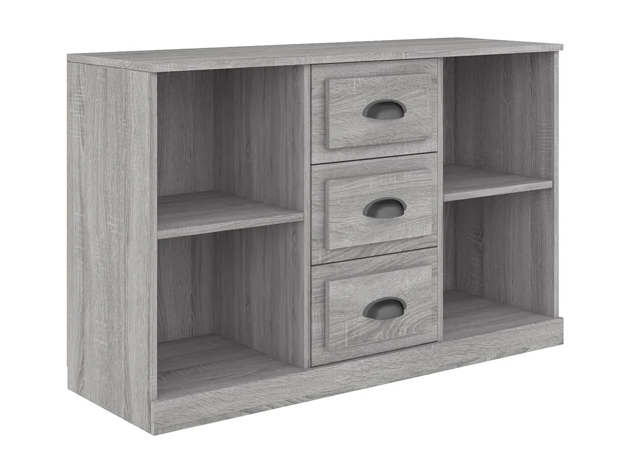 Buffet sonoma gris 104,5x35,5x67,5 cm bois d'ingénierie EGER98586