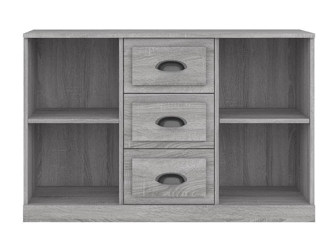 Buffet sonoma gris 104,5x35,5x67,5 cm bois d'ingénierie EGER98586