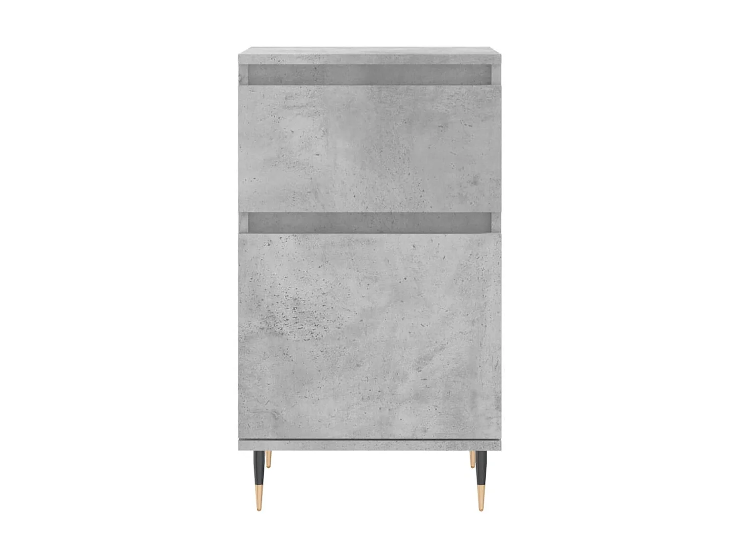 Buffet gris béton 40x35x70 cm bois d'ingénierie QWE64761