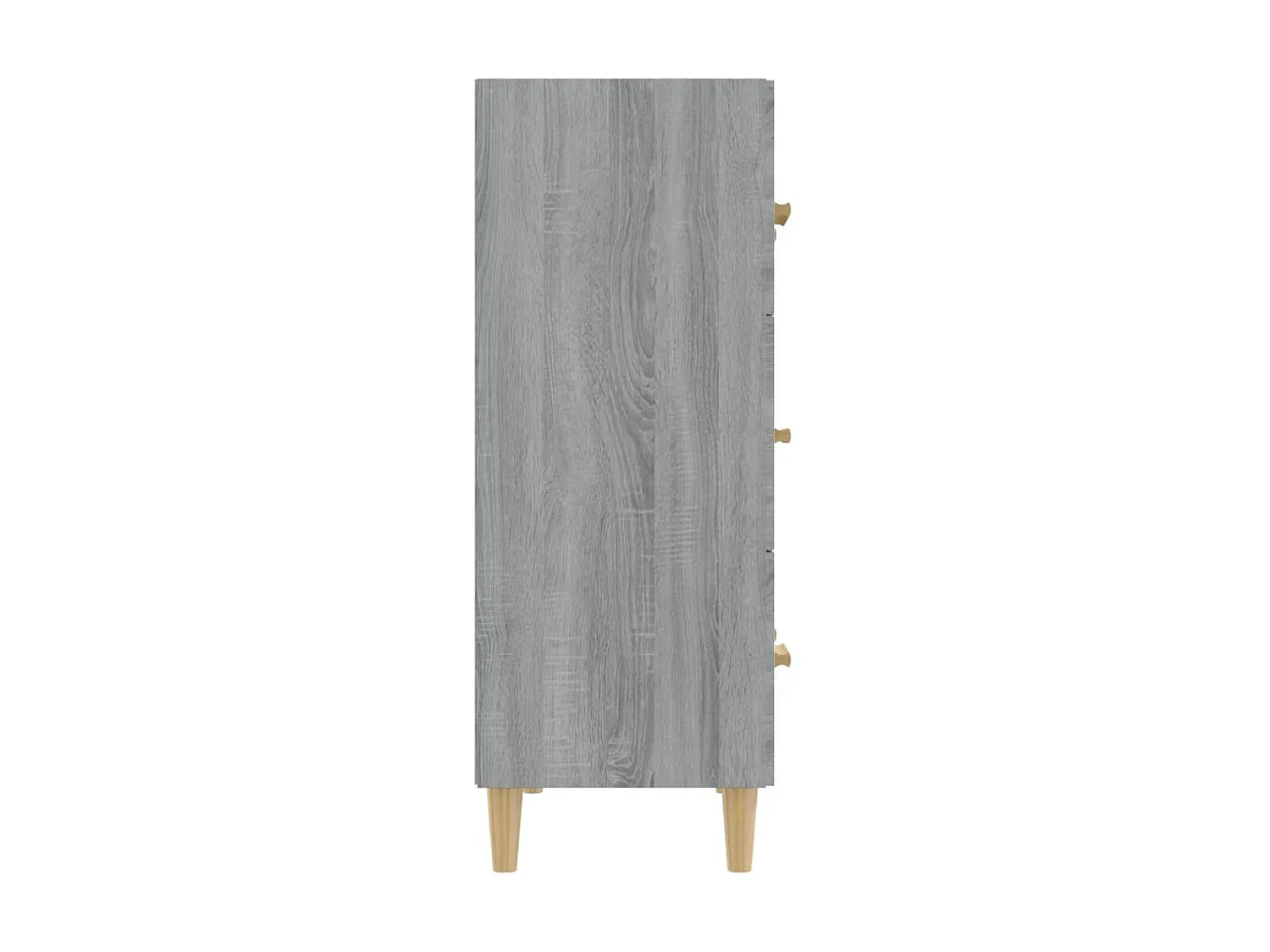 Aparador de madera contrachapada gris Sonoma 70x34x90 cm ES19522
