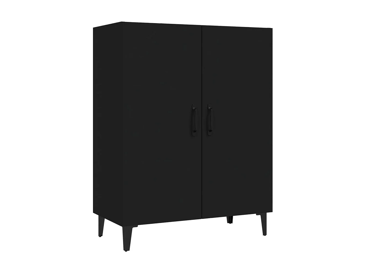 Buffet Noir 70x34x90 cm Bois d'ingénierie EGER74575