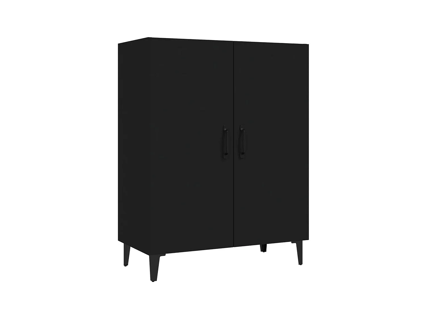 Buffet Noir 70x34x90 cm Bois d'ingénierie EGER74575