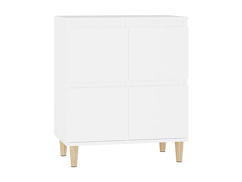 Aparador de madera contrachapada blanco 60x35x70 cm ES19399