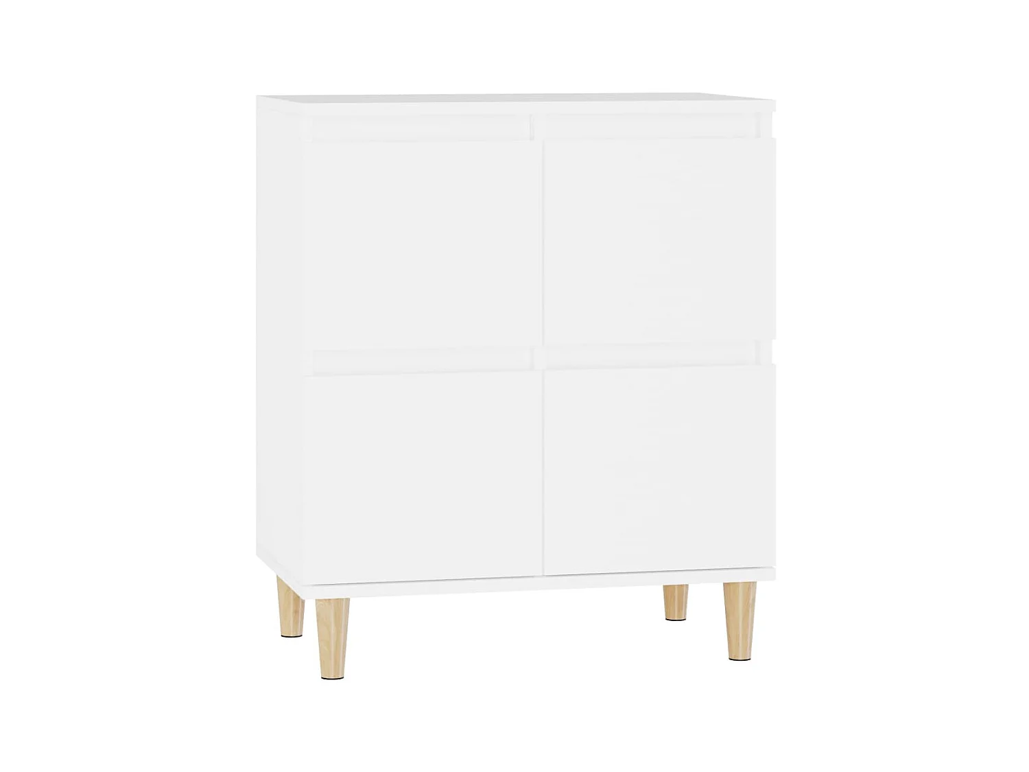 Buffet Blanc 60x35x70 cm Bois d'ingénierie EGER46727