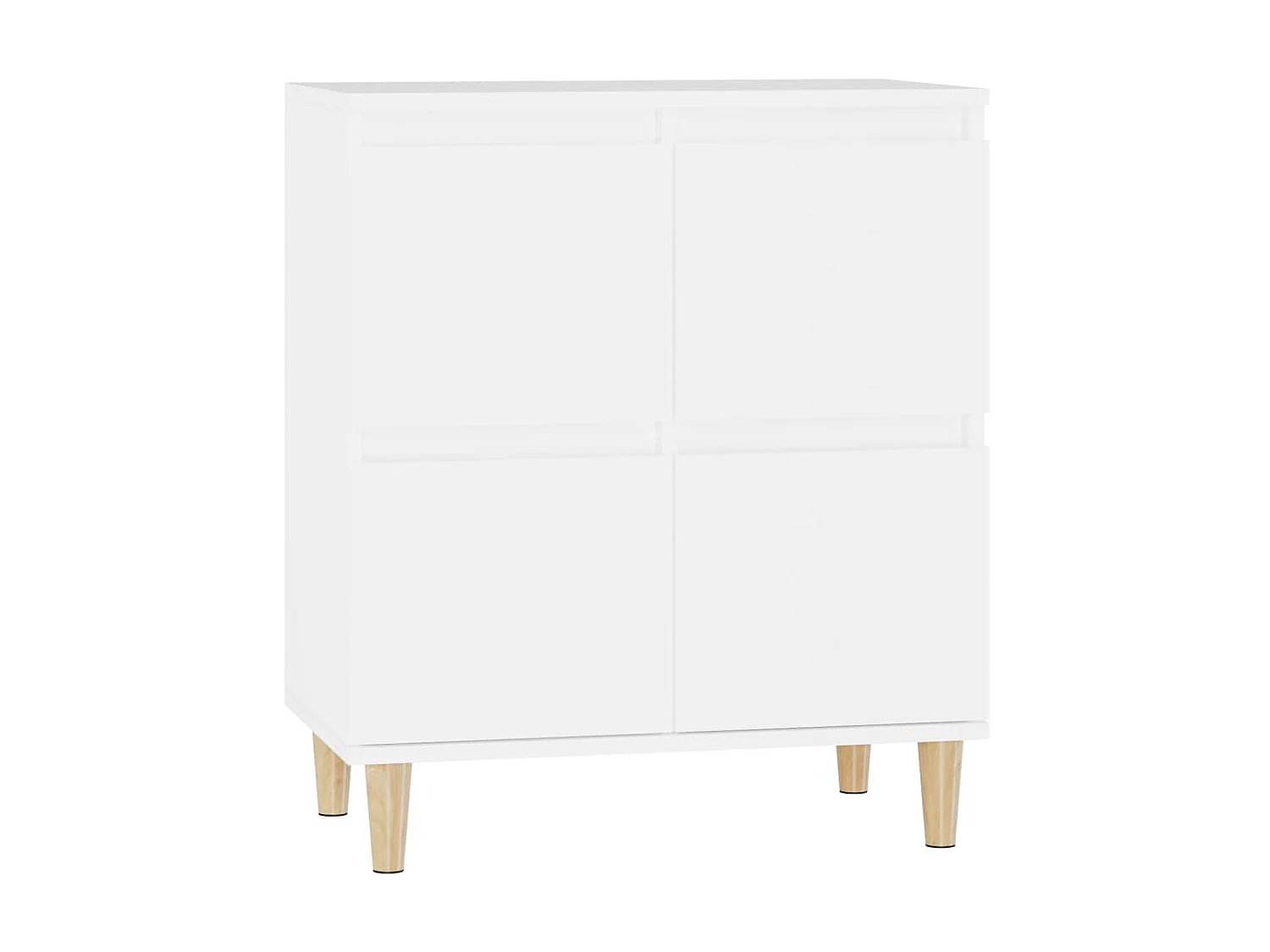Buffet Blanc 60x35x70 cm Bois d'ingénierie EGER46727