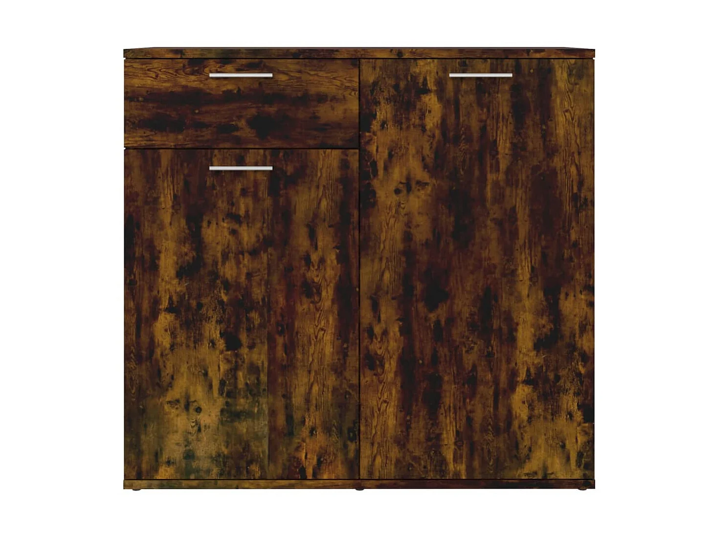 Dressoir 80x36x75 cm bewerkt hout gerookt eikenkleurig NL97921