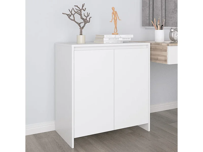 Dressoir 70x41x75 cm bewerkt hout wit NL252768