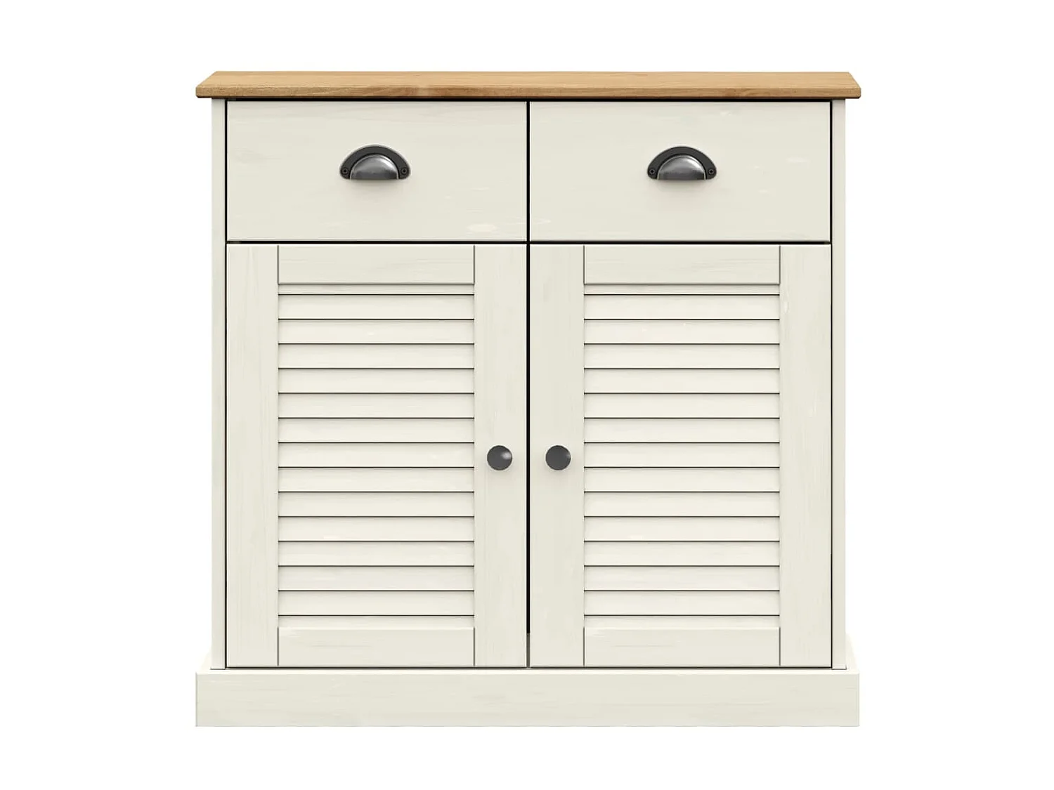 Aparador com gavetas VIGO 78x40x75 cm pinho maciço branco PT897190