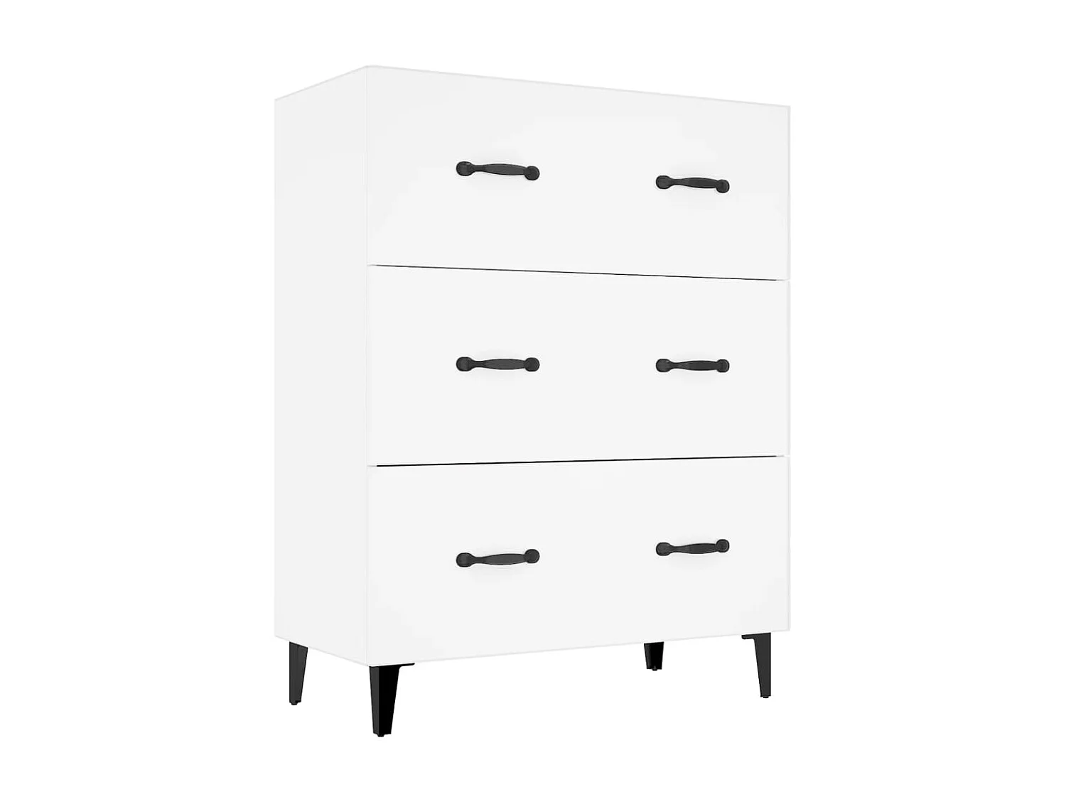 Aparador 69,5x34x90 cm madeira processada branco PT144442