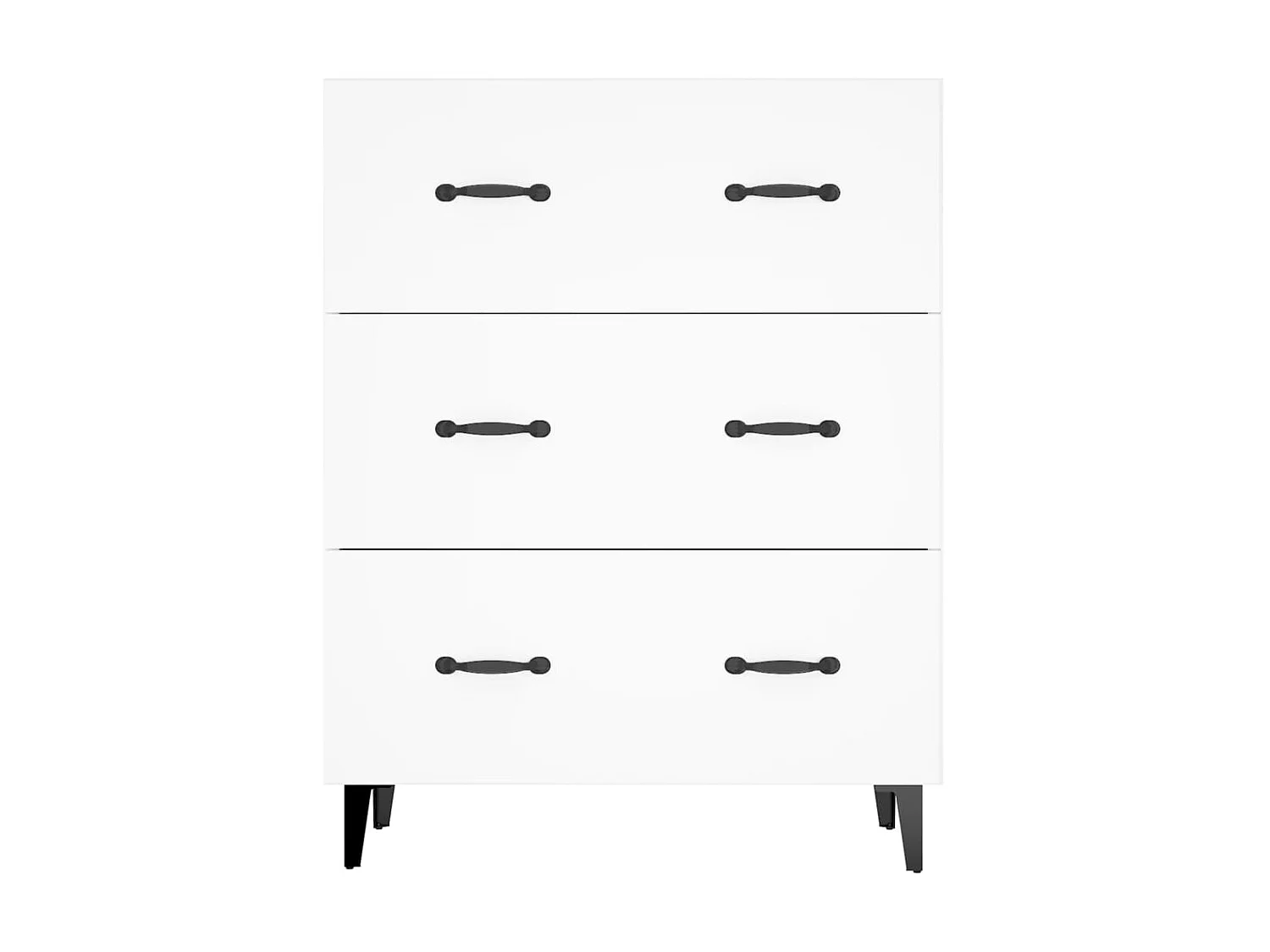 Aparador 69,5x34x90 cm madeira processada branco PT144442