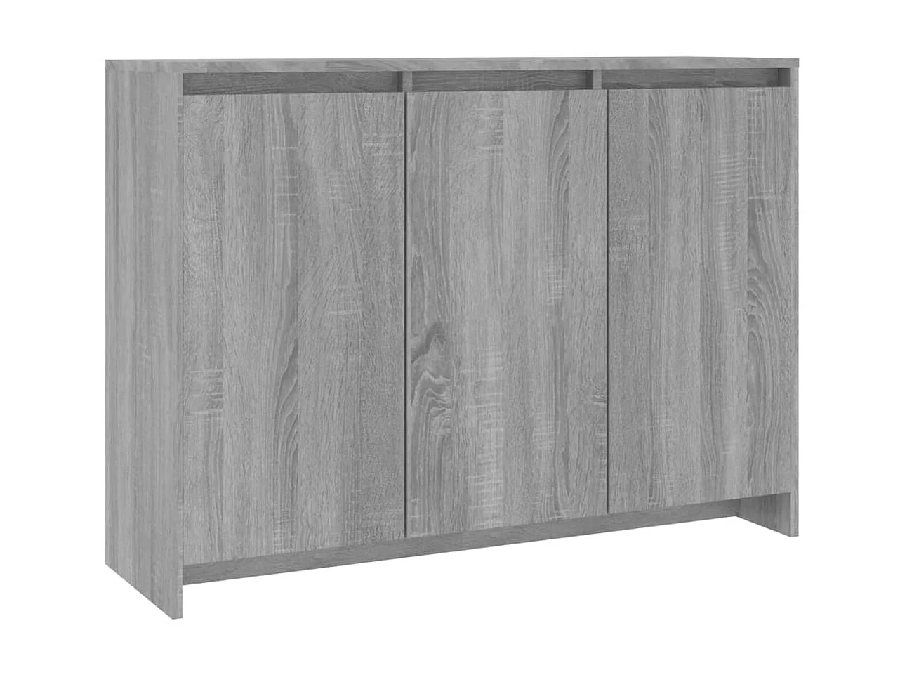Buffet Sonoma gris 102x33x75 cm Aggloméré EGER48232