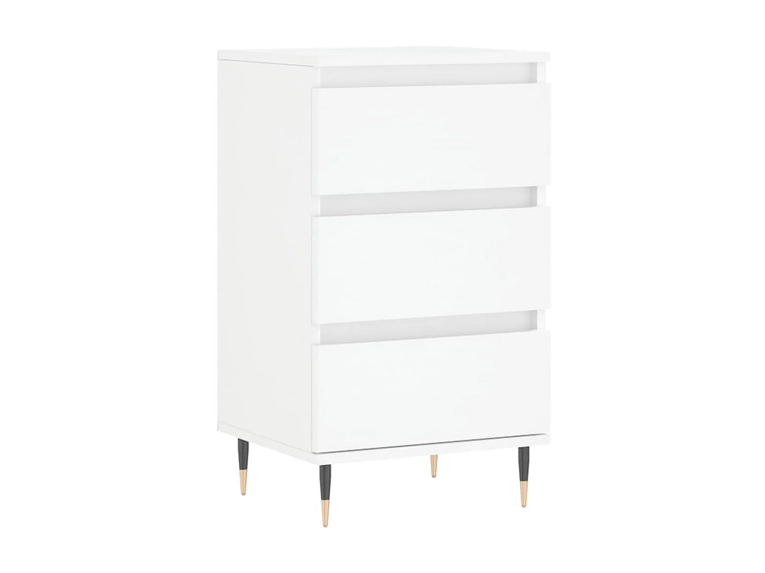 Buffet blanc 40x35x70 cm bois d’ingénierie QWE88743