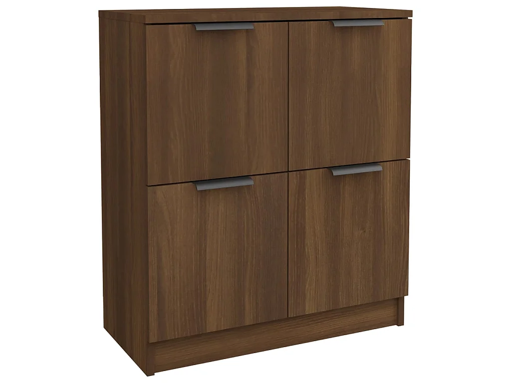 Buffets 2 pcs Chêne marron 60x30x70 cm Bois d'ingénierie EGER91246