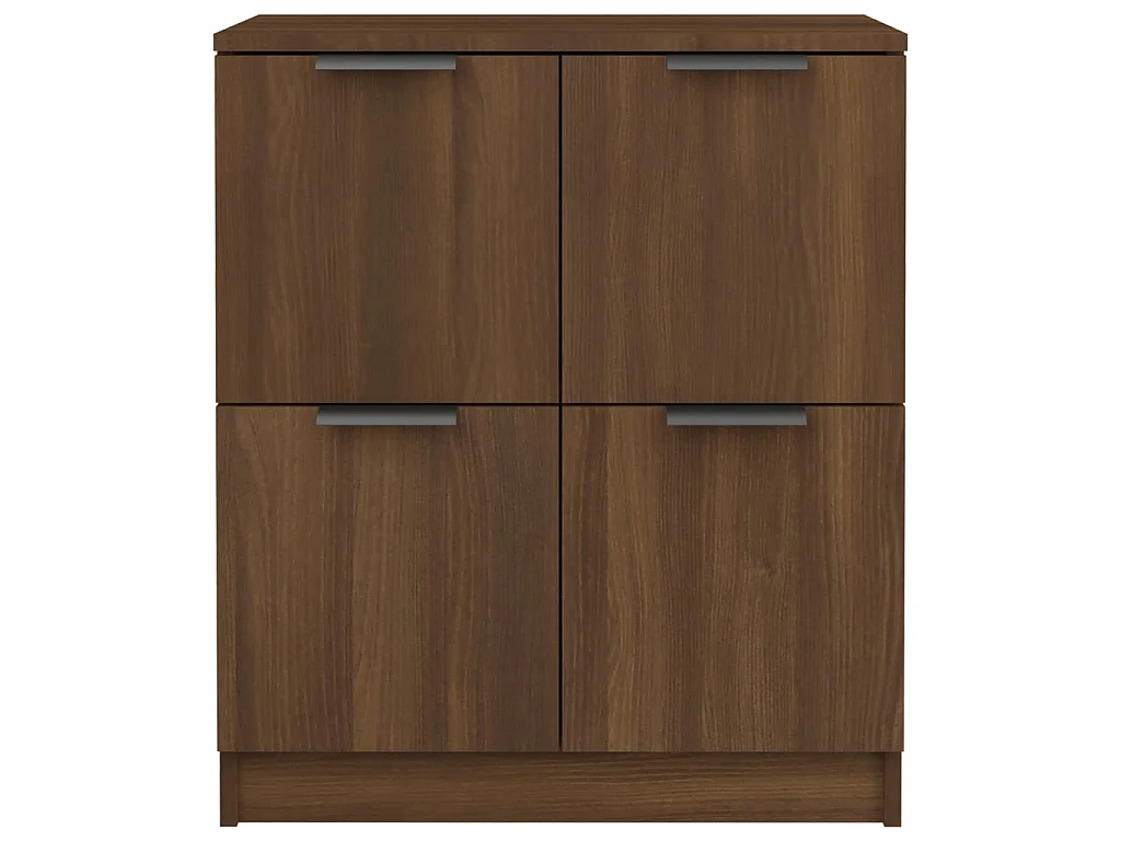 Buffets 2 pcs Chêne marron 60x30x70 cm Bois d'ingénierie EGER91246