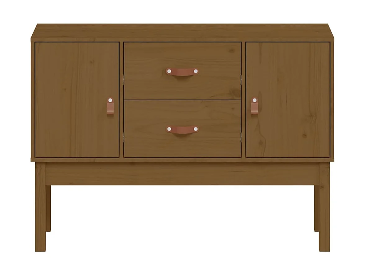 Buffet Marron miel 110x40x78 cm Bois massif de pin EGER25449