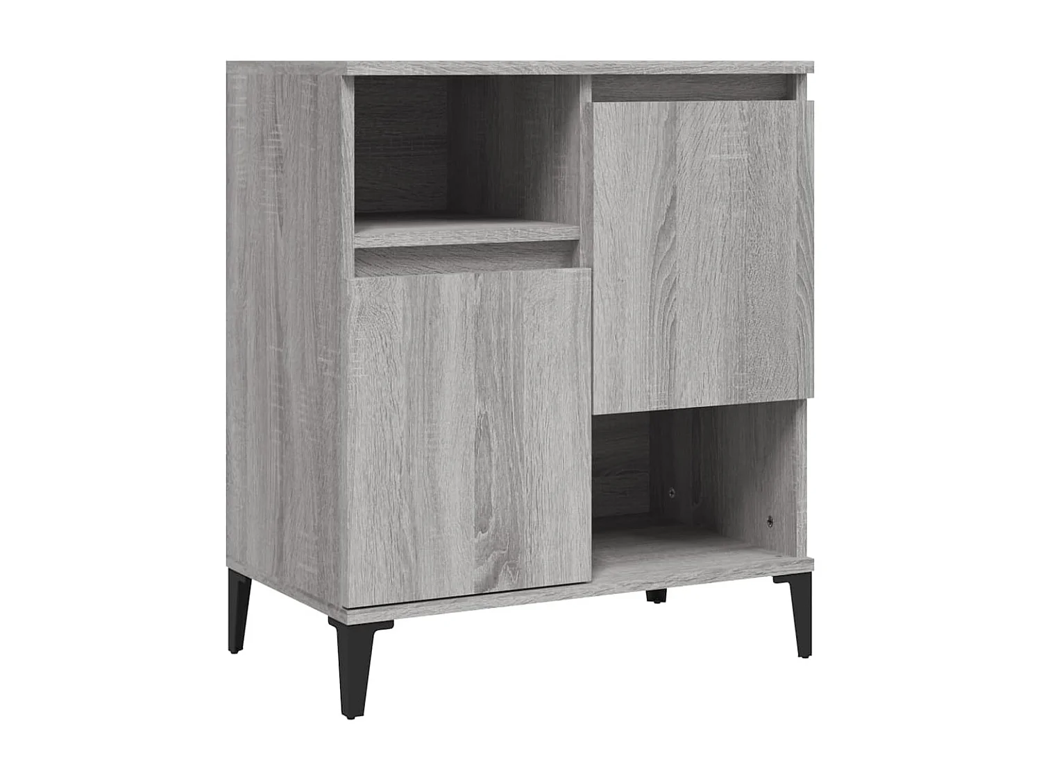 Buffets 2 pcs sonoma gris 60x35x70 cm bois d'ingénierie EGER38148