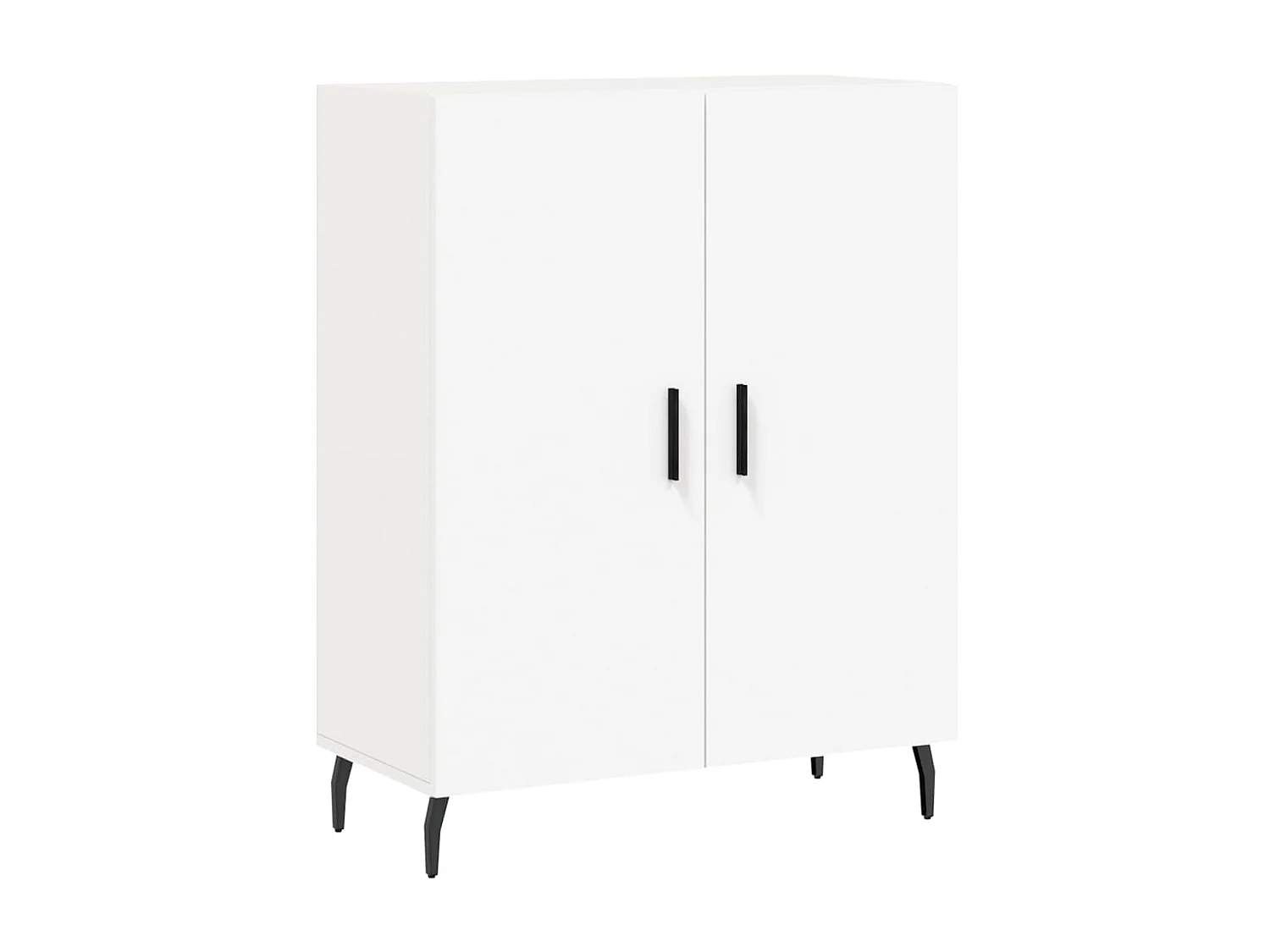 Buffet blanc 69,5x34x90 cm bois d'ingénierie QWE21130