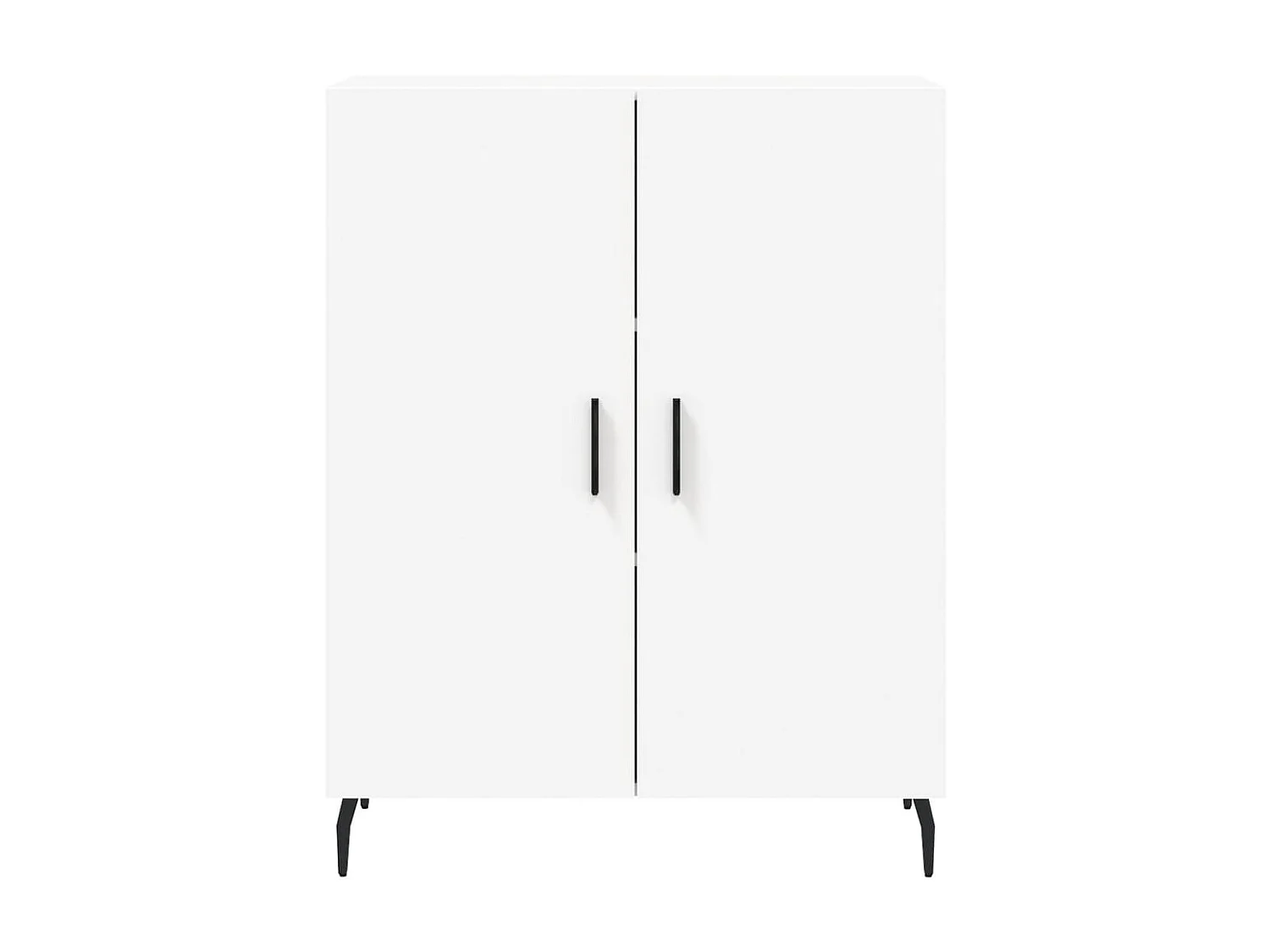 Buffet blanc 69,5x34x90 cm bois d'ingénierie QWE21130