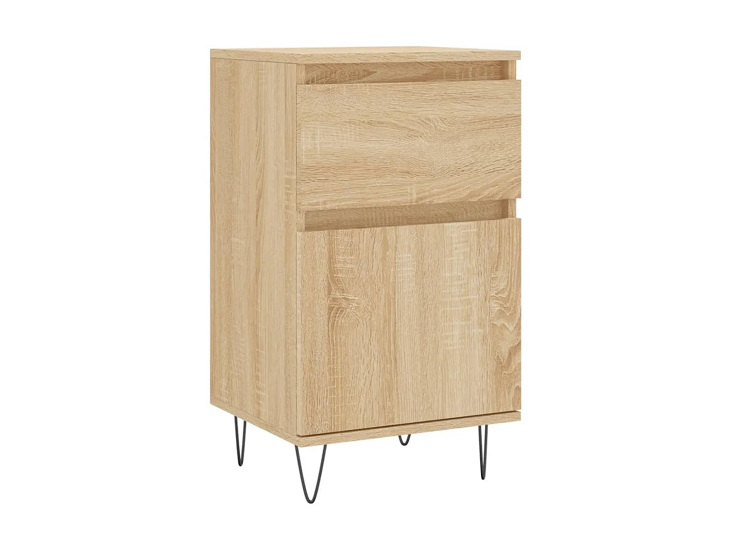 Aparador madera de ingeniería roble Sonoma 40x35x70 cm ES97142