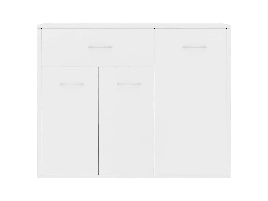 Dressoir 88x30x70 cm bewerkt hout wit NL393041