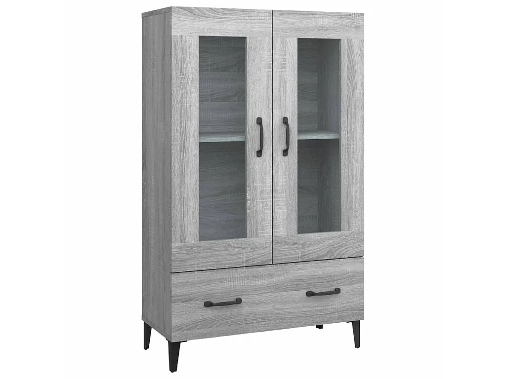 Buffet haut Sonoma gris 70x31x115 cm Bois d'ingénierie EGER14921