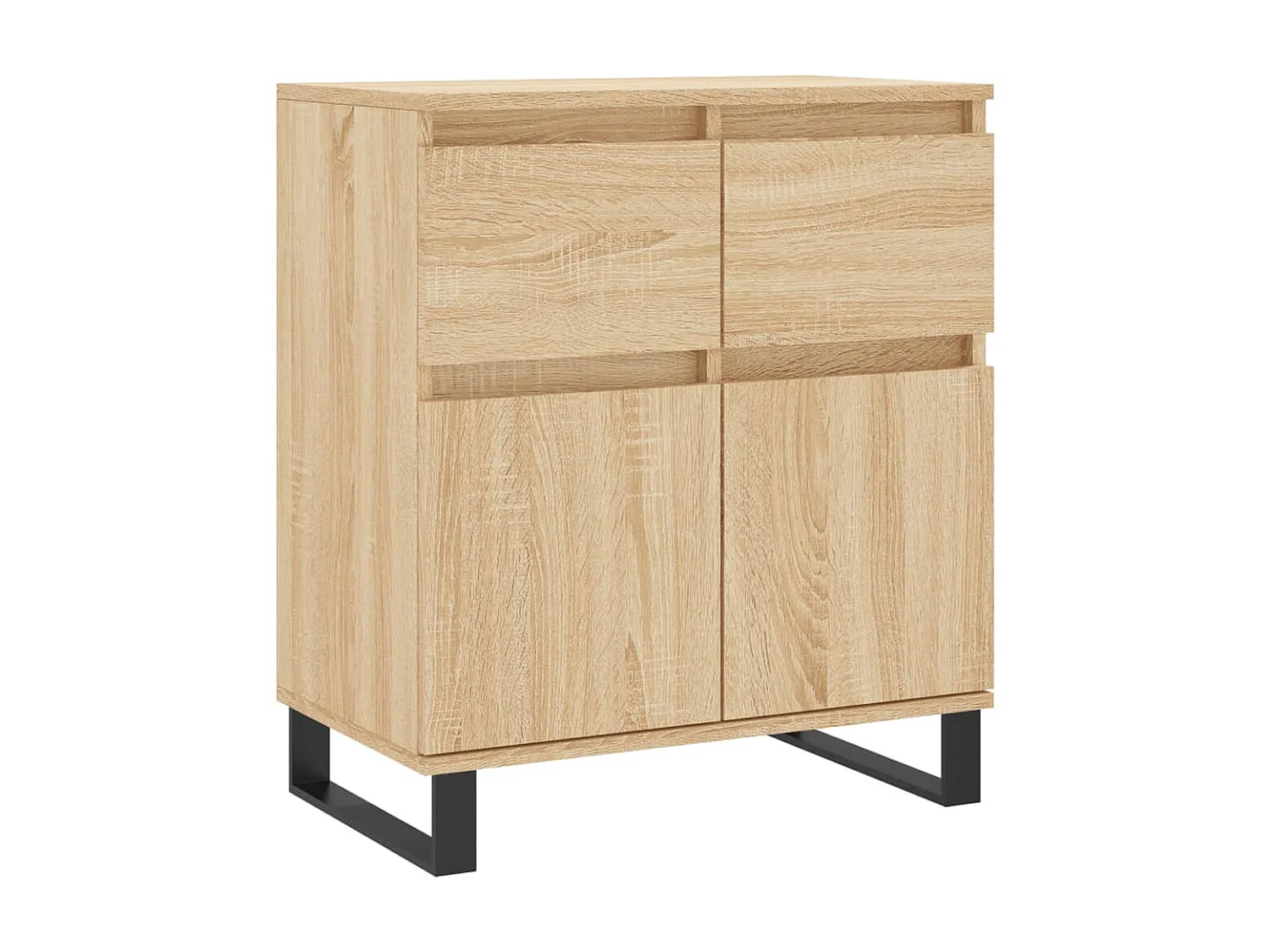 Buffet Chêne sonoma 60x35x70 cm Bois d'ingénierie QWE71098