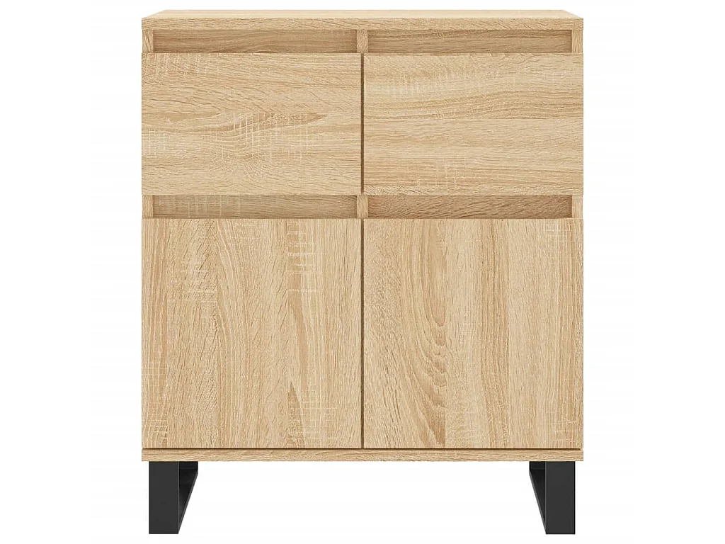 Buffet Chêne sonoma 60x35x70 cm Bois d'ingénierie QWE71098