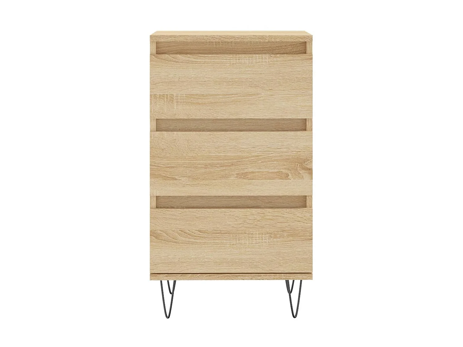 Dressoir 40x35x70 cm bewerkt hout sonoma eikenkleurig NL19621