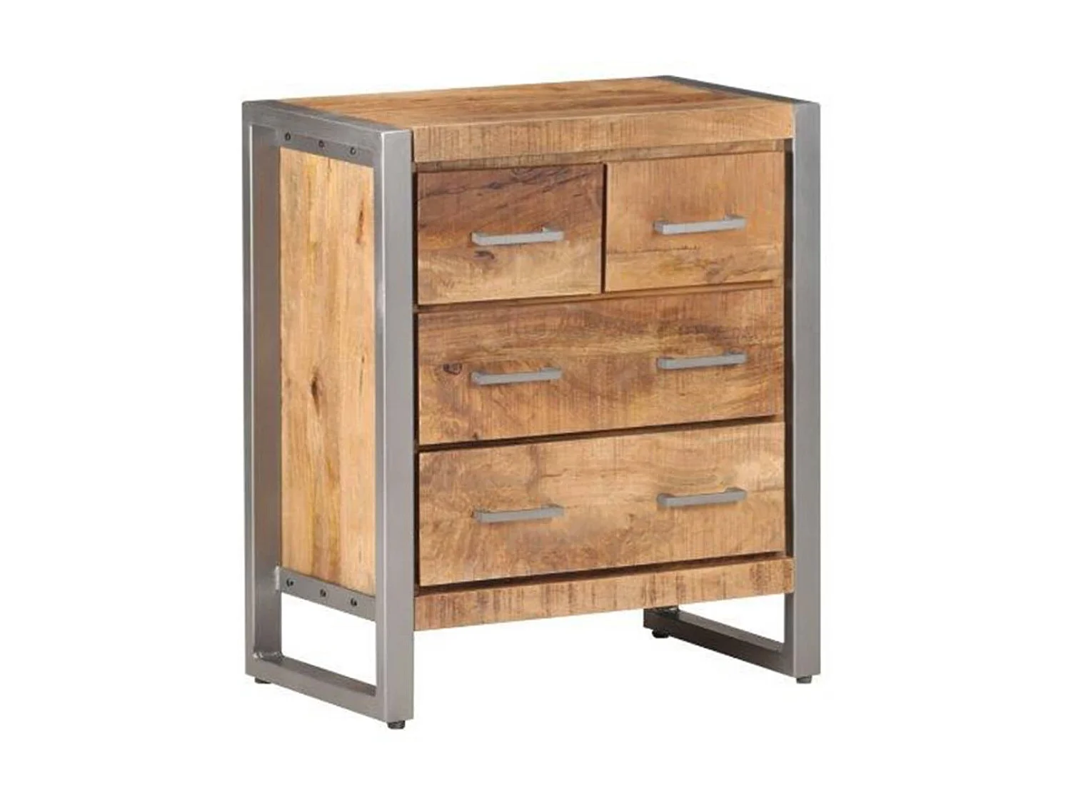 Buffet 60x35x70 cm Bois de manguier brut EGER47112