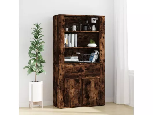 Kauf Unique Highboard,Kommode Räuchereiche Holzwerkstoff -gkd218174