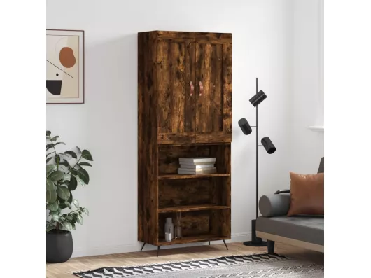 Kauf Unique Highboard,Kommode Räuchereiche 69,5x34x180 cm Holzwerkstoff -gkd731327