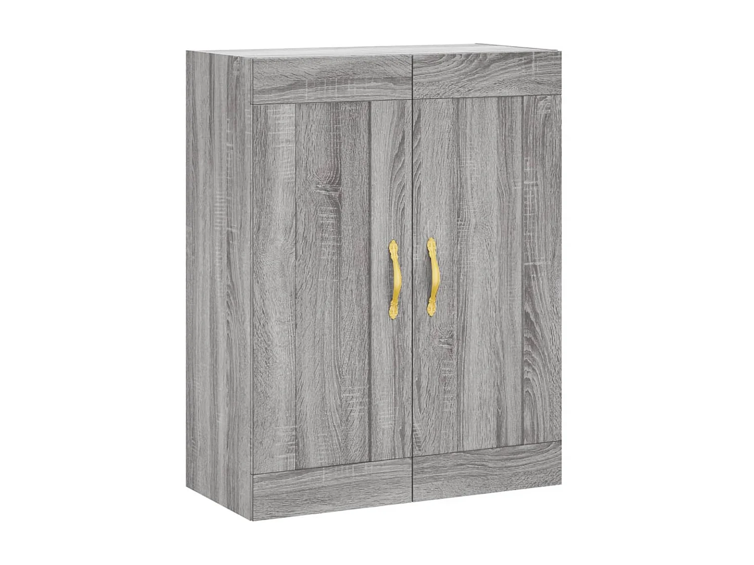 Highboard,Kommode Grau Sonoma 69,5x34x180 cm Holzwerkstoff -gkd847649