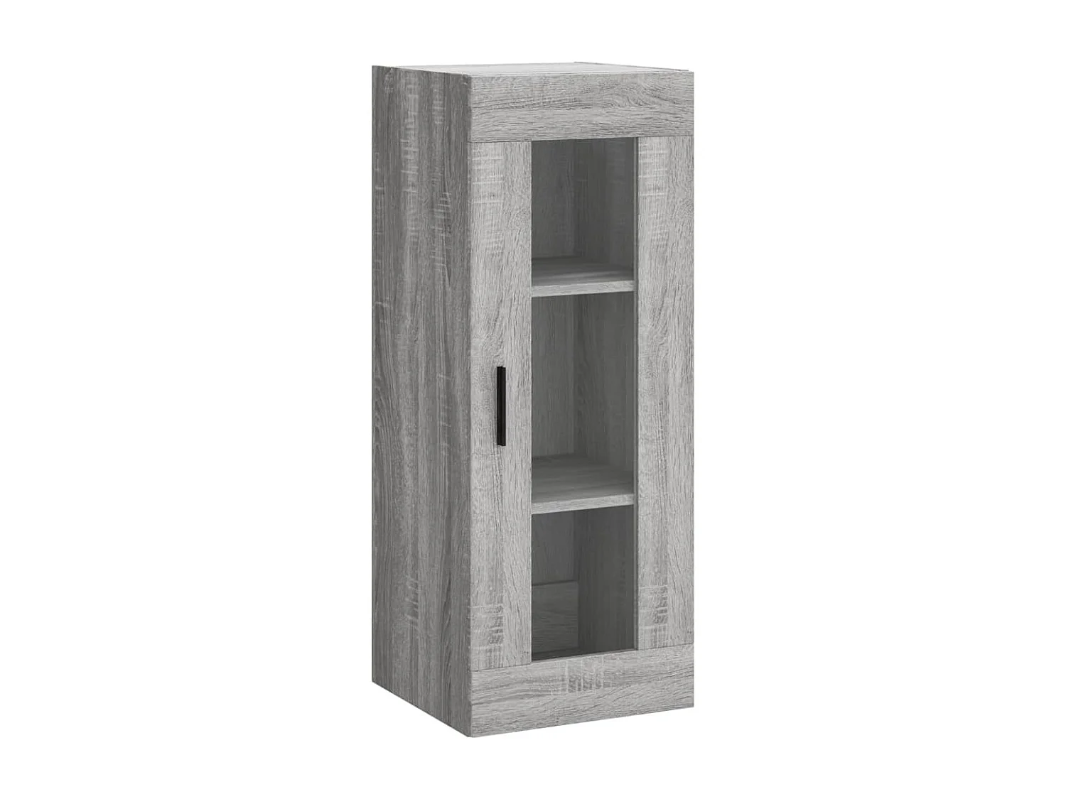 Buffet haut Sonoma gris 34,5x34x180 cm Bois d'ingénierie QWE60928