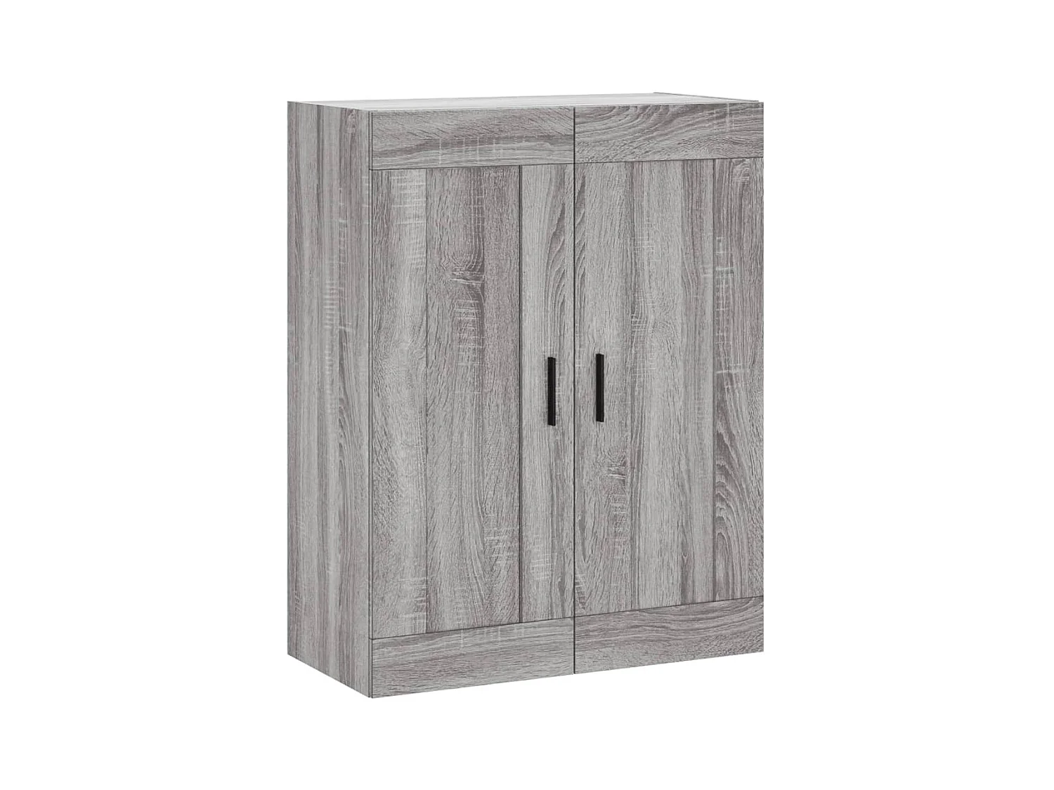 Buffet haut Sonoma gris 69,5x34x180 cm Bois d'ingénierie QWE49941