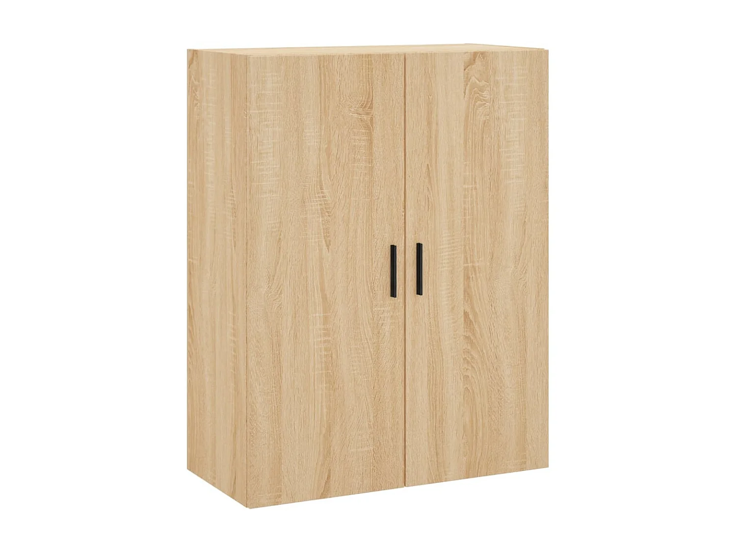 Buffet haut Chêne sonoma 69,5x34x180 cm Bois d'ingénierie QWE48517