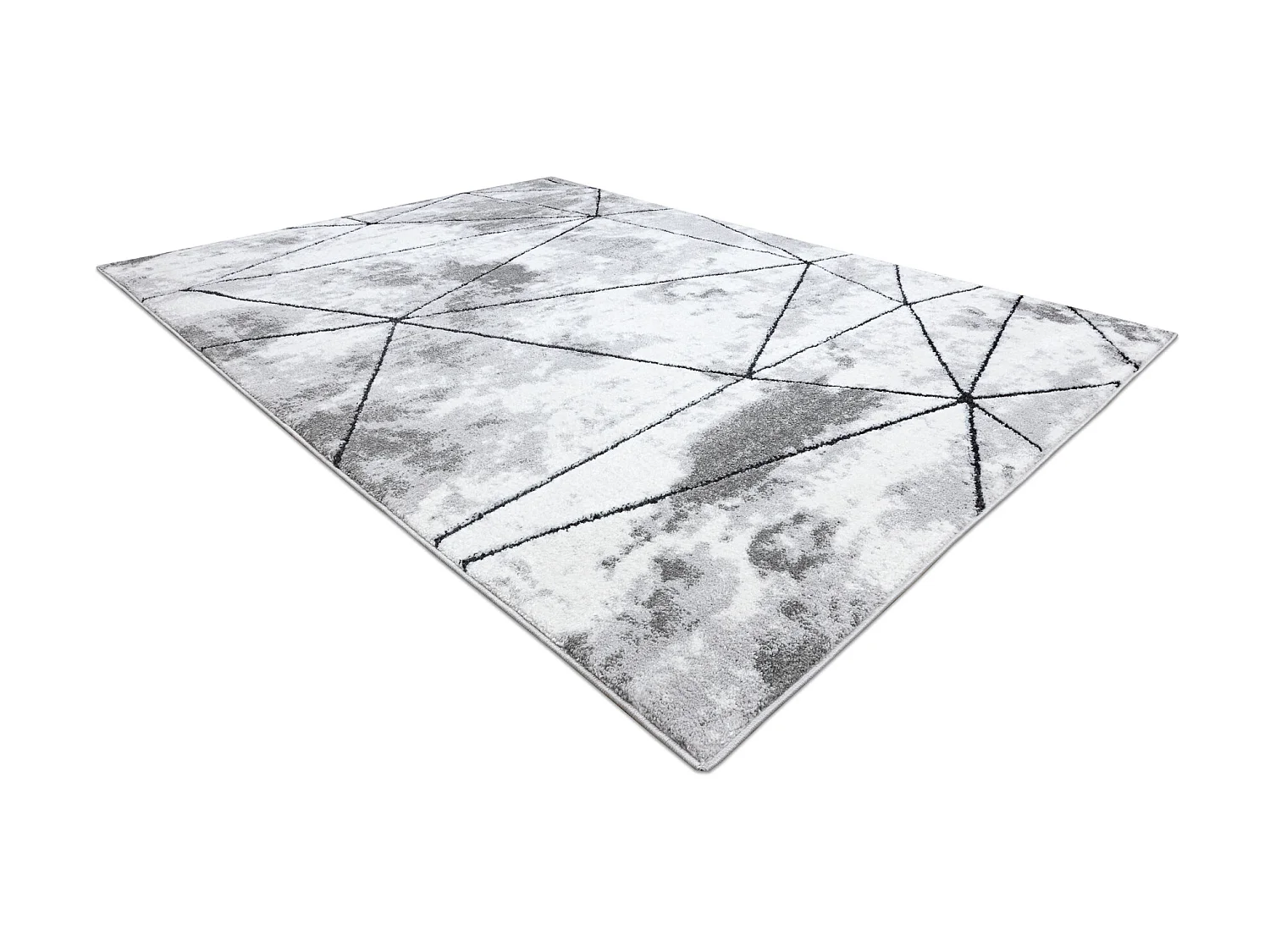 Tapis moderne COZY Polygons, géométrique, triangles - Structural deu 140x190 cm