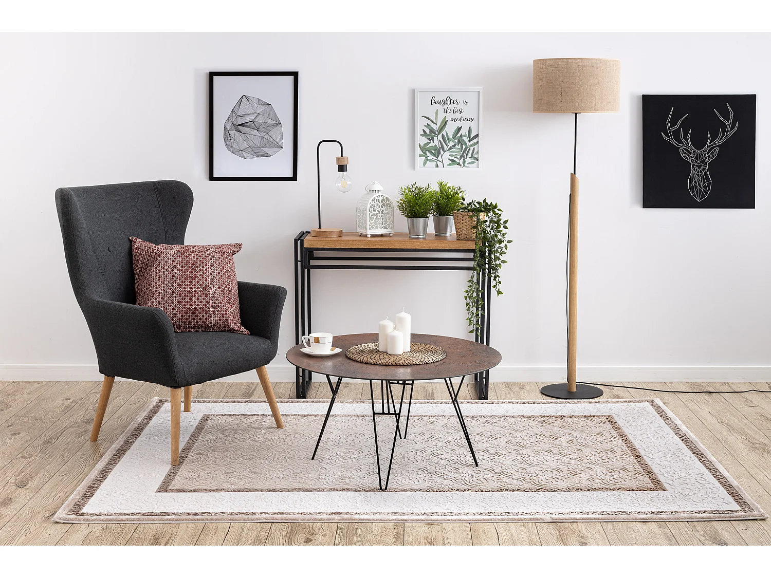 Tapis ACRYLIQUE DIZAYN 141 beige 160x230 cm