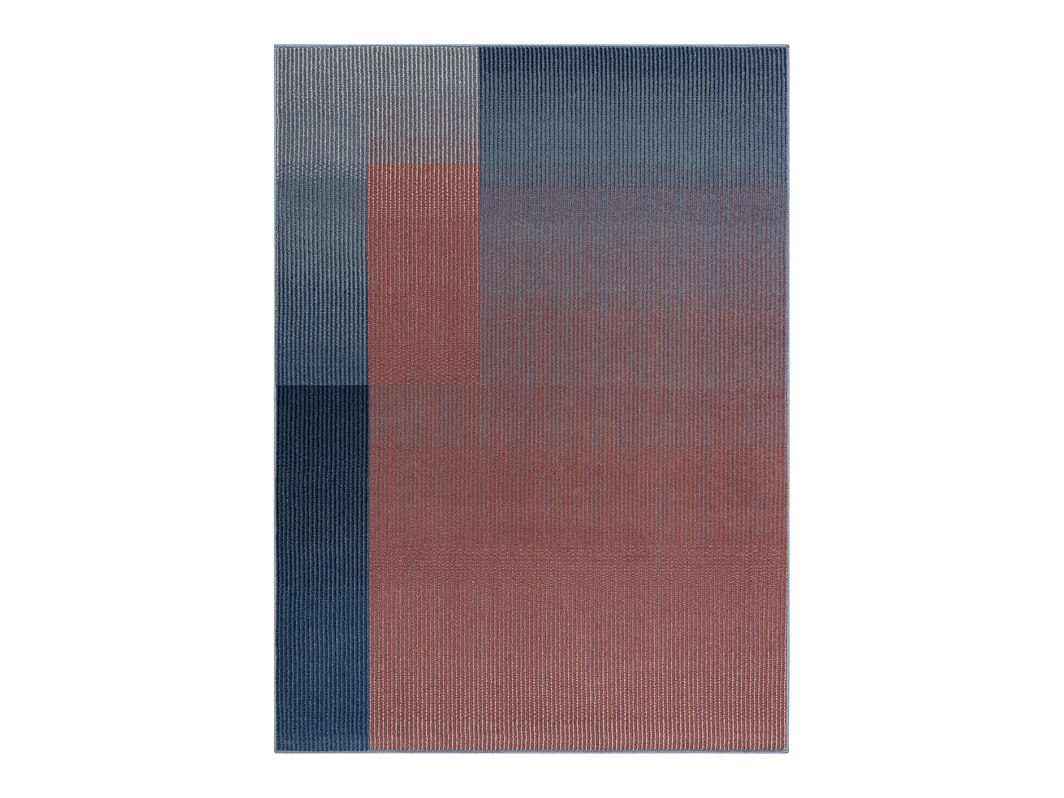 Tapis NAIN Géométrique 7710/51944 rouge / bleu 240x340 cm