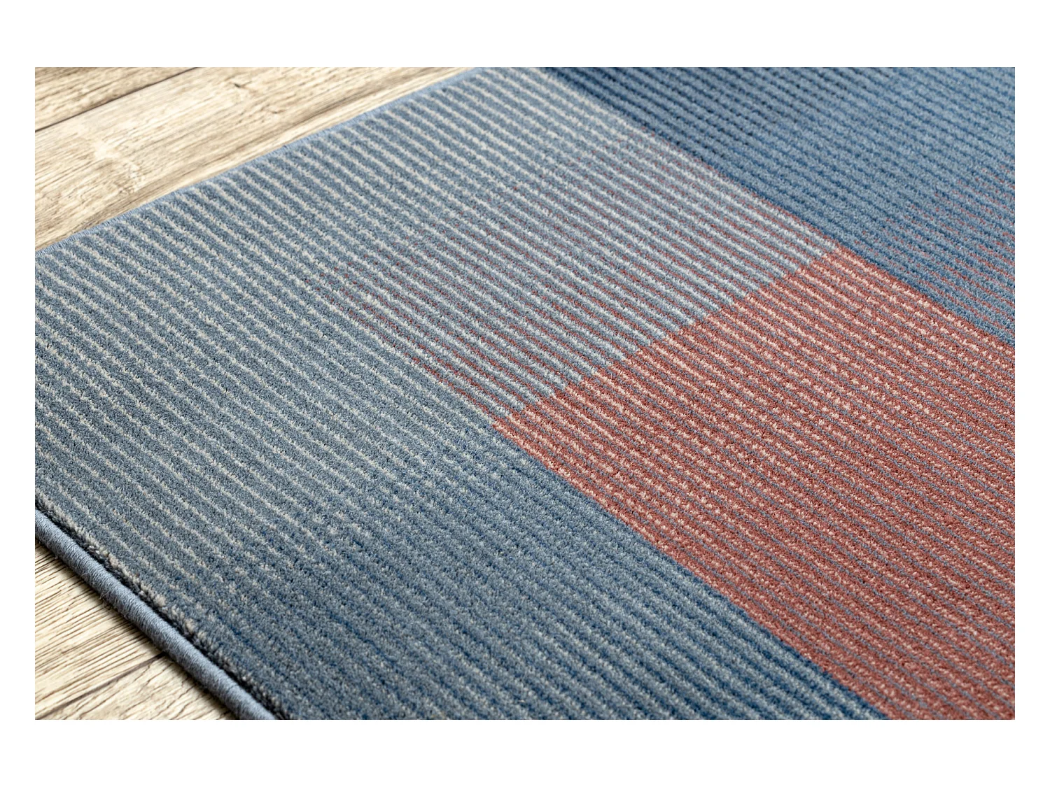 Tapis NAIN Géométrique 7710/51944 rouge / bleu 240x340 cm