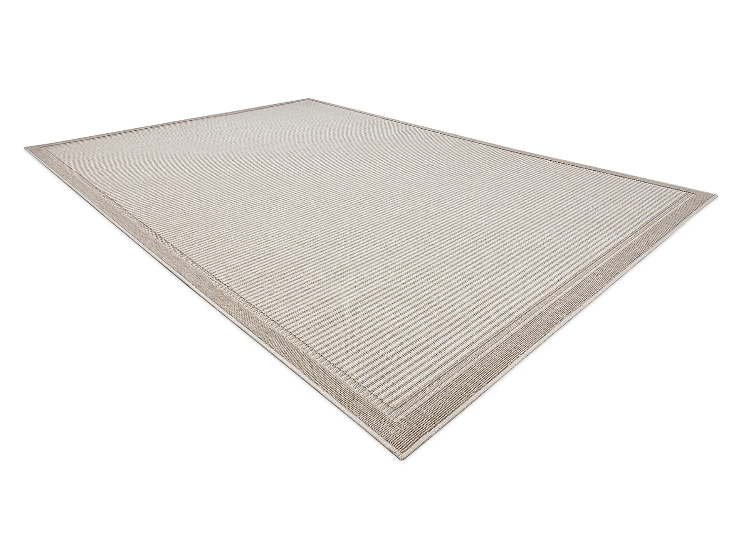 Tapijt SPRING 20411558 lijnen , kader Sisal , lus - beige  80x150 cm