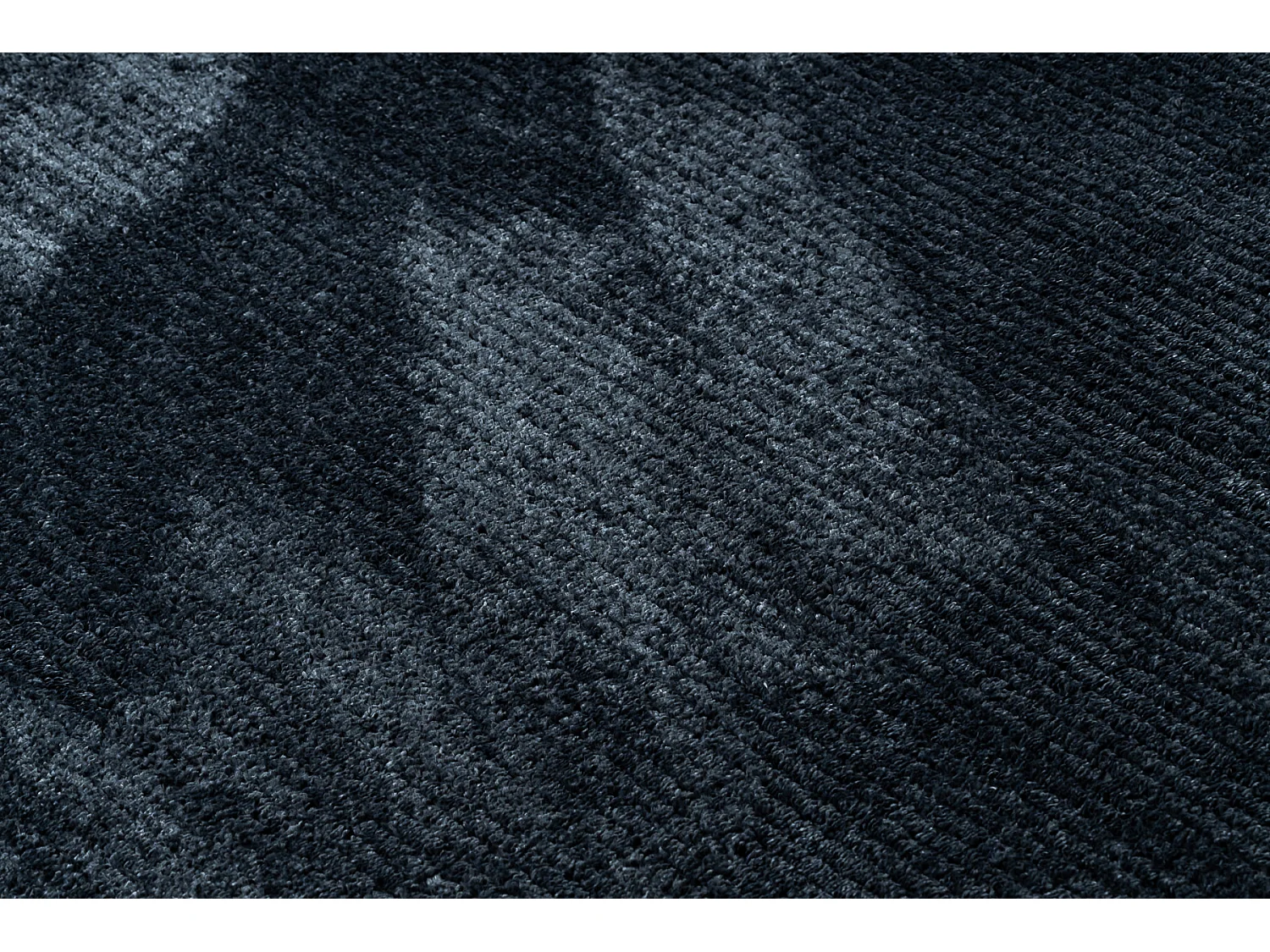 Tapis SEVILLA PC00B rayures bleu Franges berbère marocain shaggy 200x290 cm