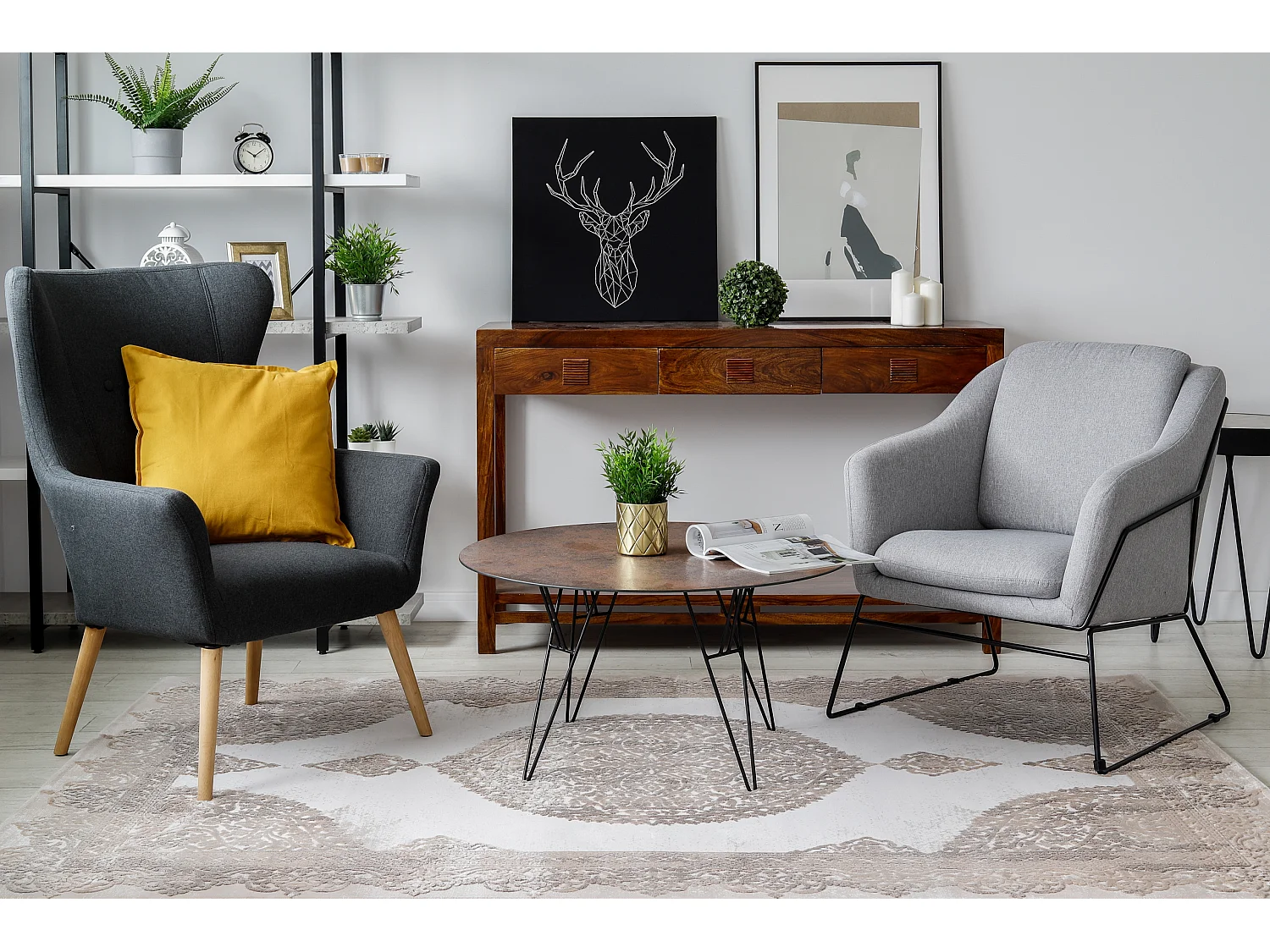 Tapis ACRYLIQUE VALENCIA 5040 ORIENT beige 120x180 cm