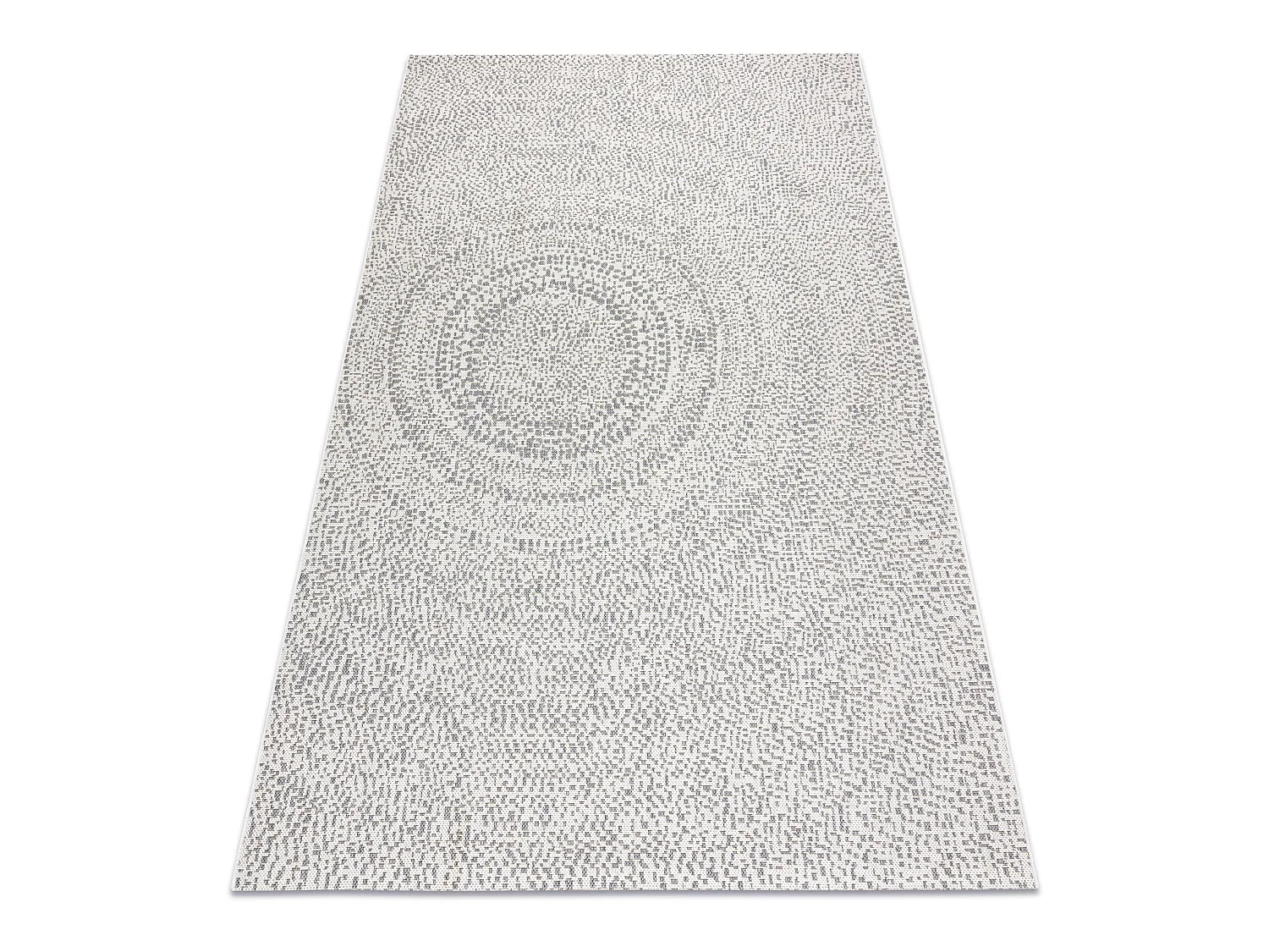 Sisal tapijt SISAL FLAT 48832367 Wievlas , stippen , crème / grijskle 80x150 cm