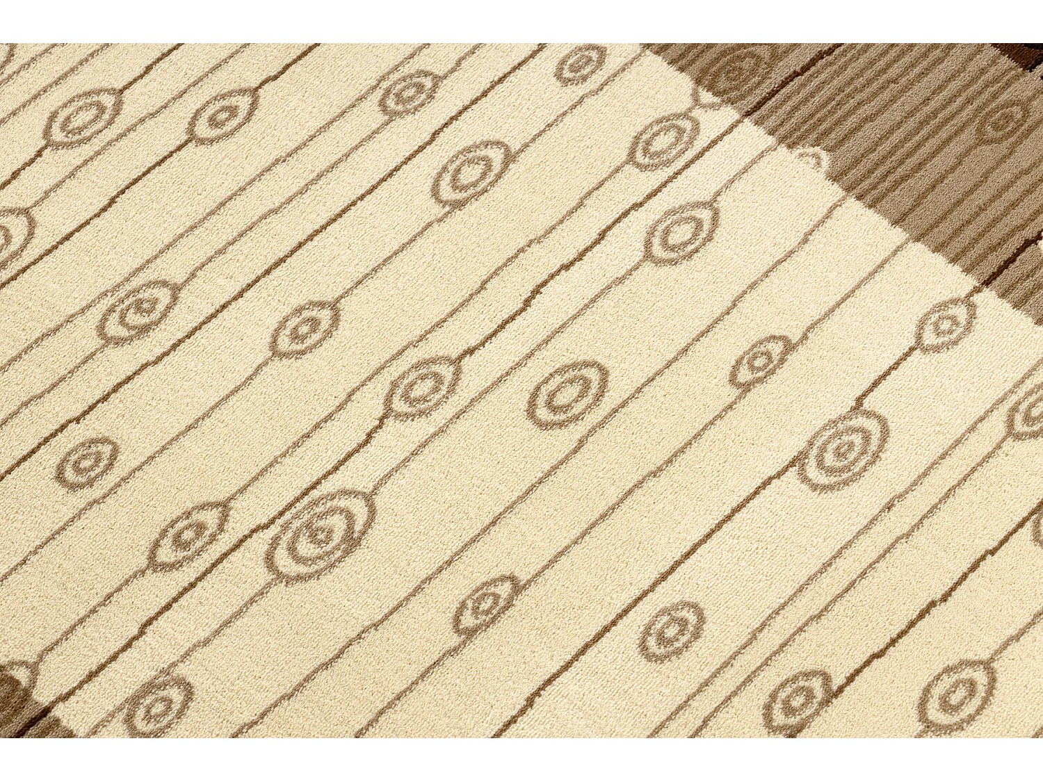 Tapis ROYAL modèle GR013 Cadre, crème / beige / brun 250x350 cm