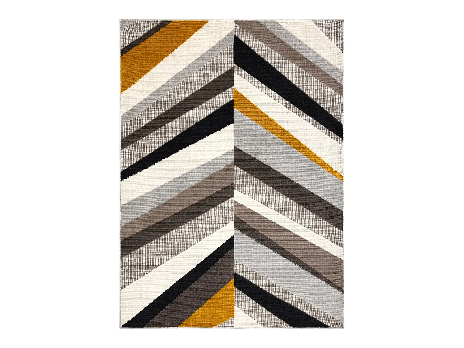 Tapijt LISBOA 27237655 Zilverspar , grijskleuring / Geel 80x150 cm