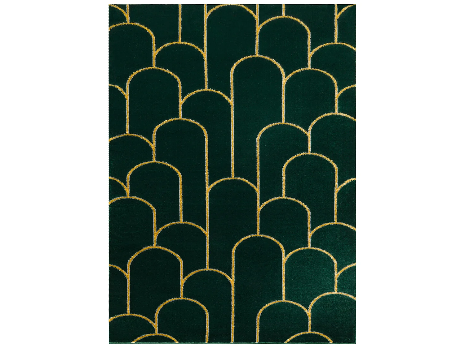 Tapis EMERALD exclusif 1021 glamour, élégant art deco, bouteille ver 120x170 cm
